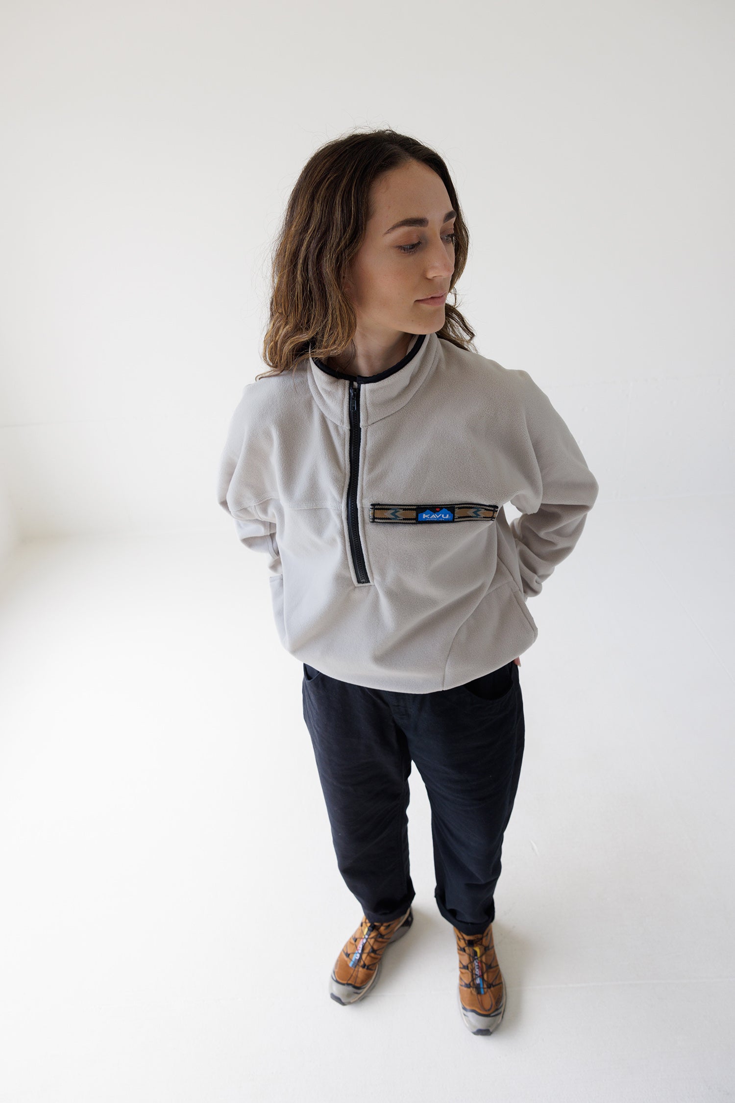KAVU Fleece Throwshirt
