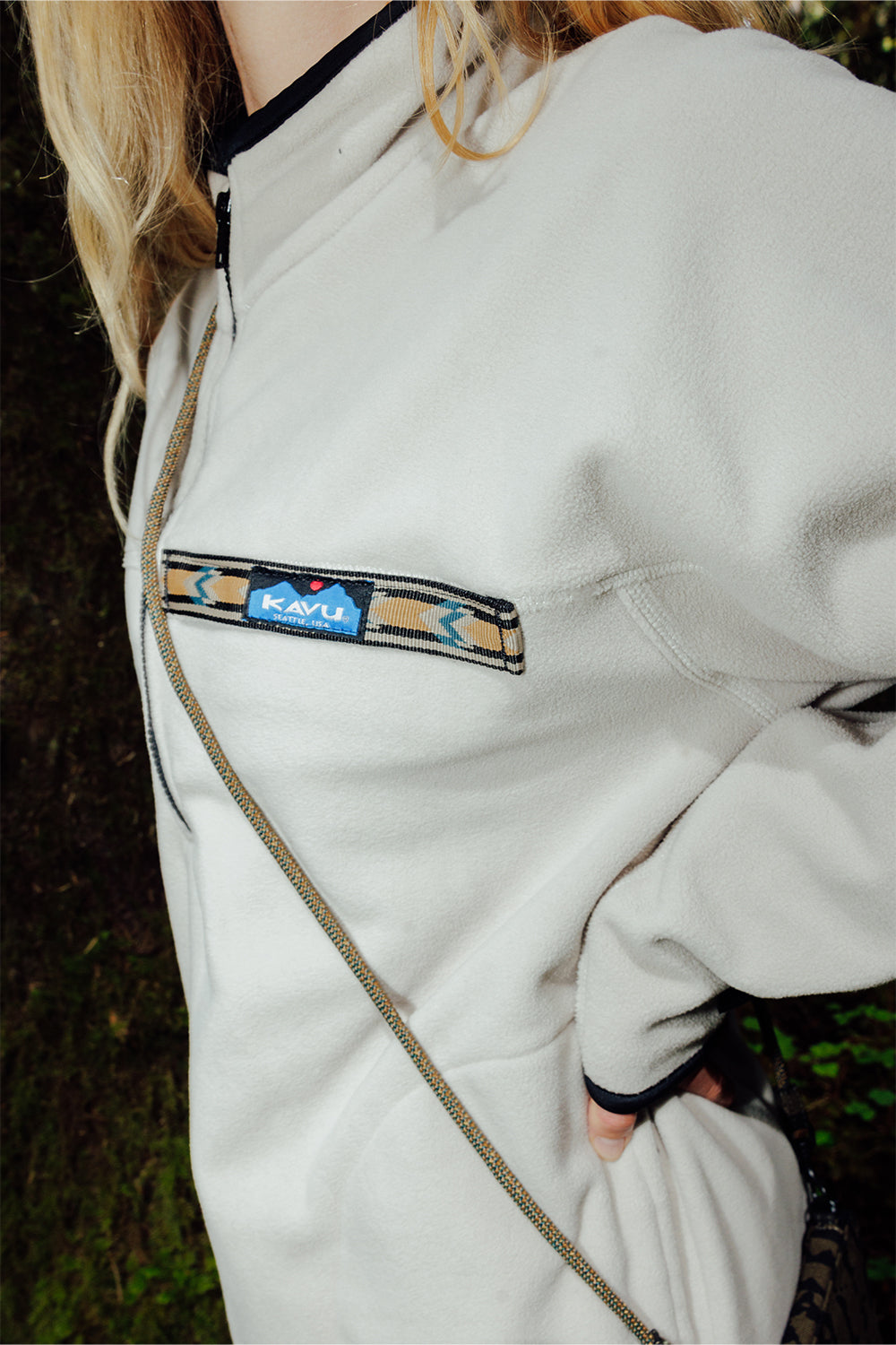 KAVU Fleece Throwshirt