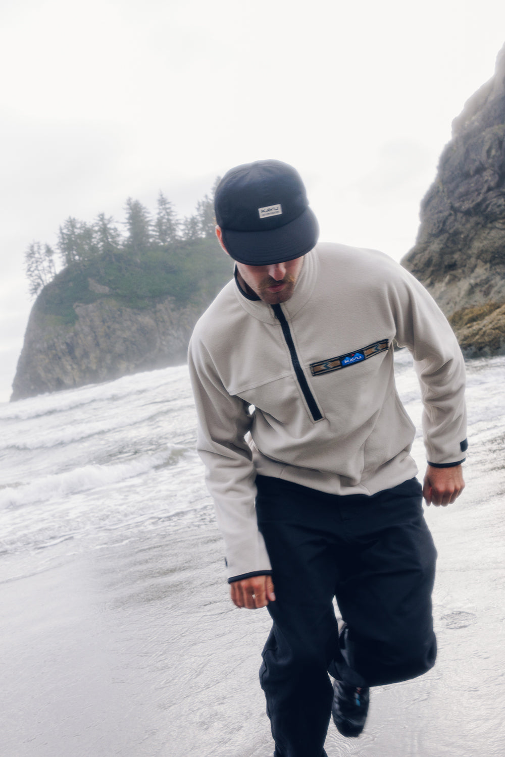 KAVU Fleece Throwshirt