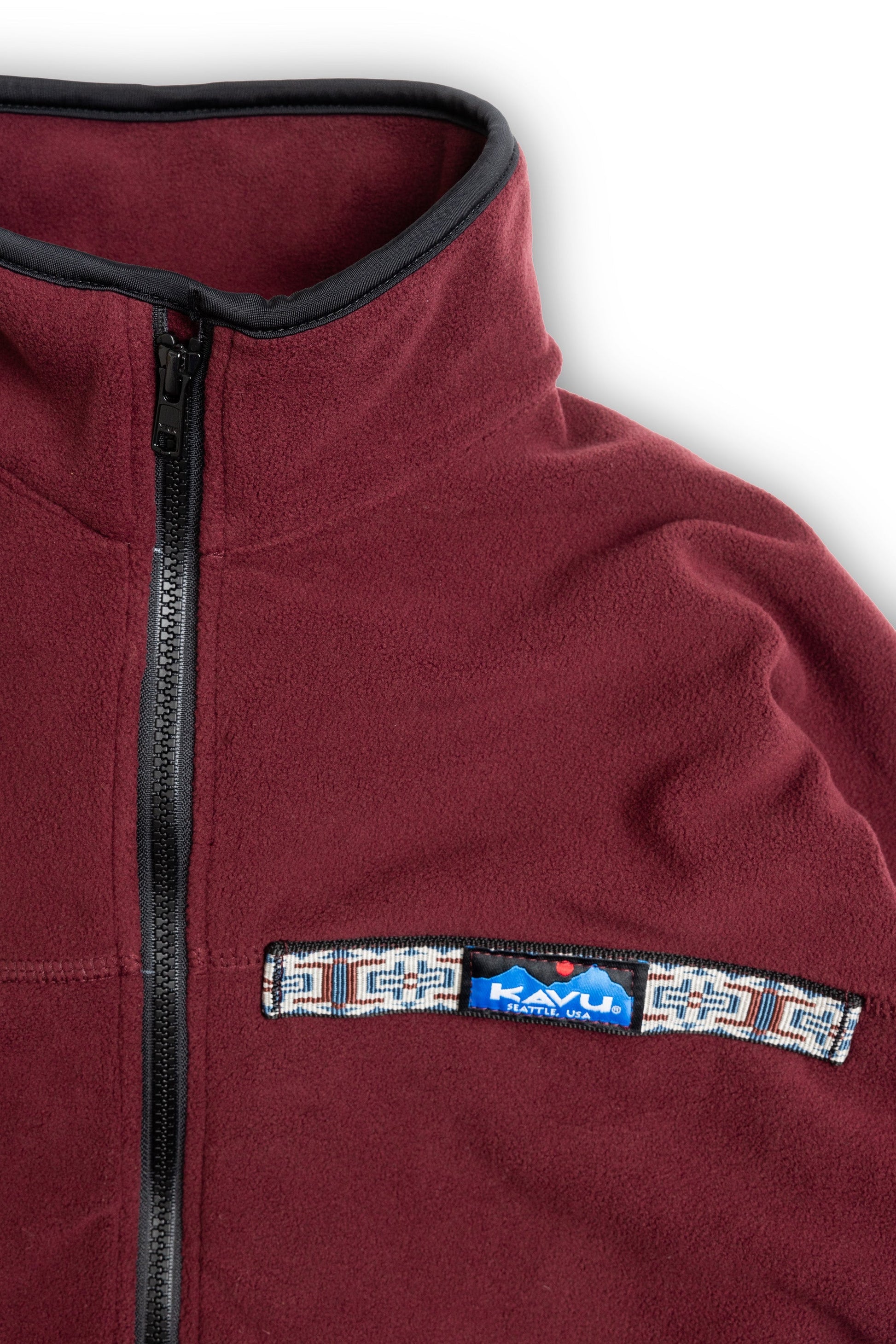 KAVU L/S FZ Fleece Throwshirt