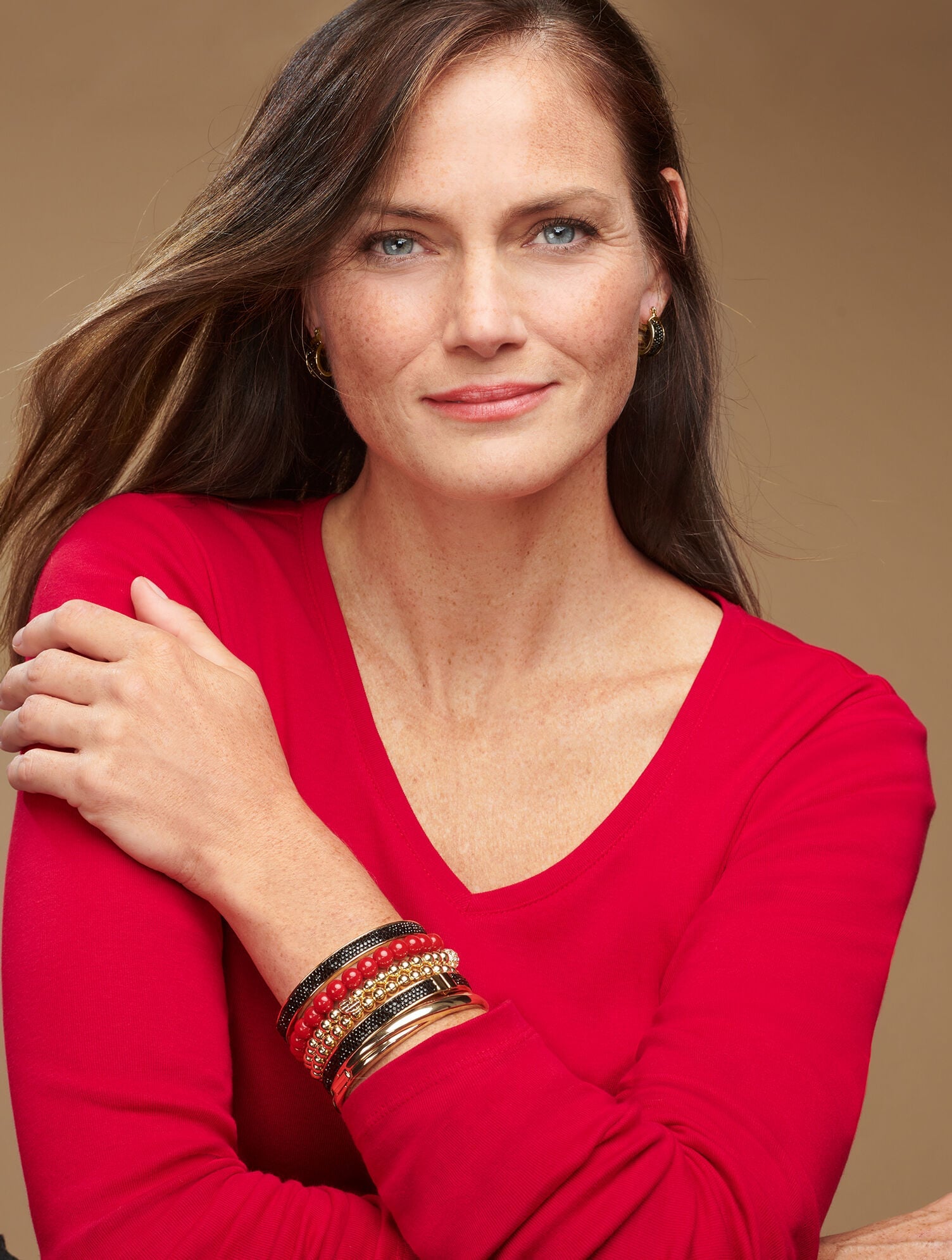 PIMA V-NECK TEE | Talbots on sale