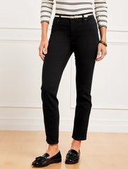 SLIM ANKLE JEANS - BLACK | Talbots near me