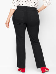 BARELY BOOT JEANS - BLACK WASH - CURVY FIT | Talbots online