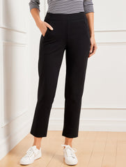 EVERYDAY STRETCH STRAIGHT LEG ANKLE PANT | Talbots on sale