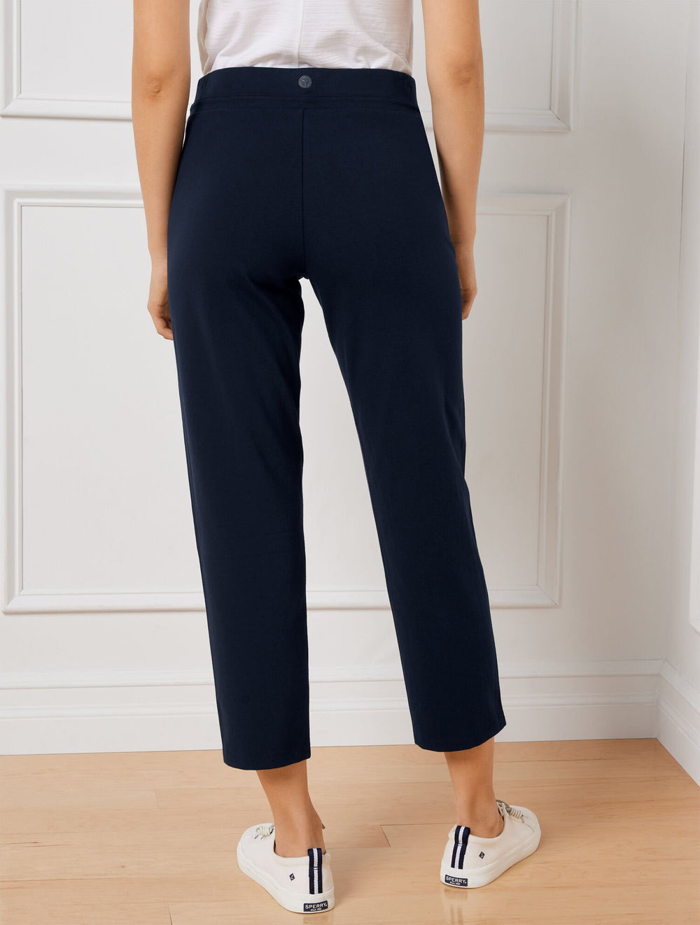 EVERYDAY STRETCH STRAIGHT LEG ANKLE PANT | Talbots on sale