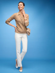TALBOTS HAMPSHIRE LIGHTWEIGHT DOUBLE CLOTH STRAIGHT ANKLE PANTS - LINED | Talbots discount