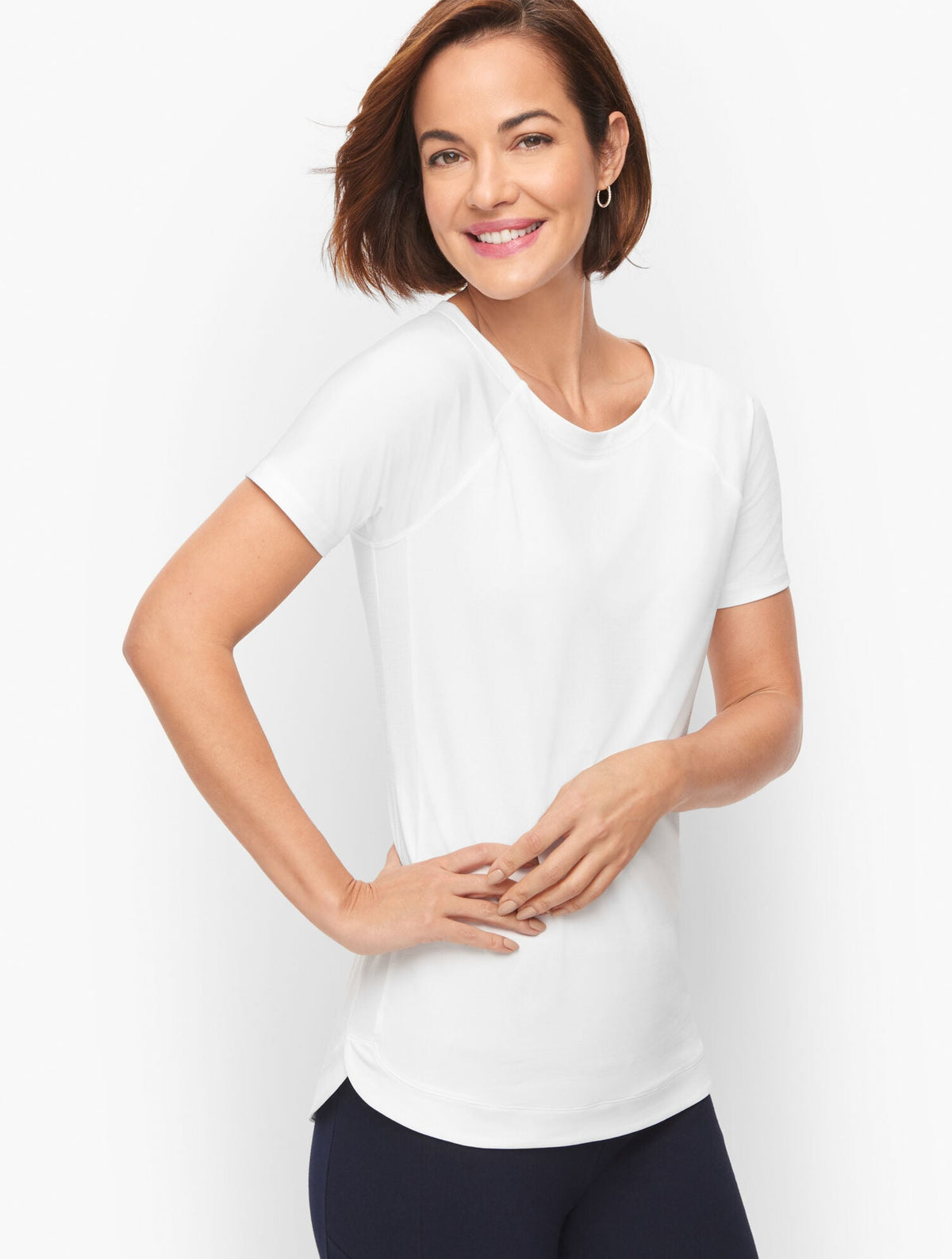 COOL SLUB ACTIVE TEE | Talbots US
