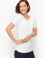 COOL SLUB ACTIVE TEE | Talbots US