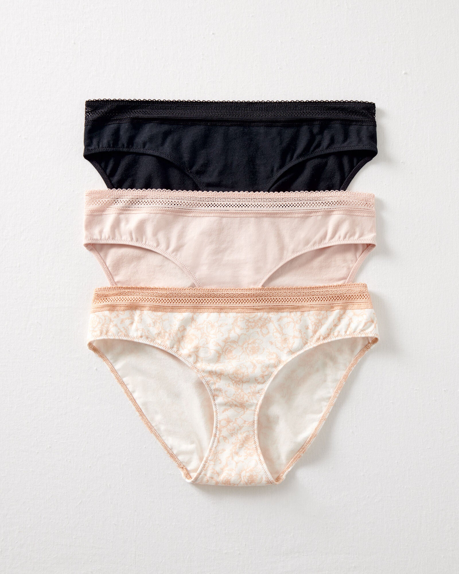 COTTON BIKINI 3-PACK | Talbots for sale