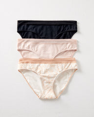 COTTON BIKINI 3-PACK | Talbots for sale