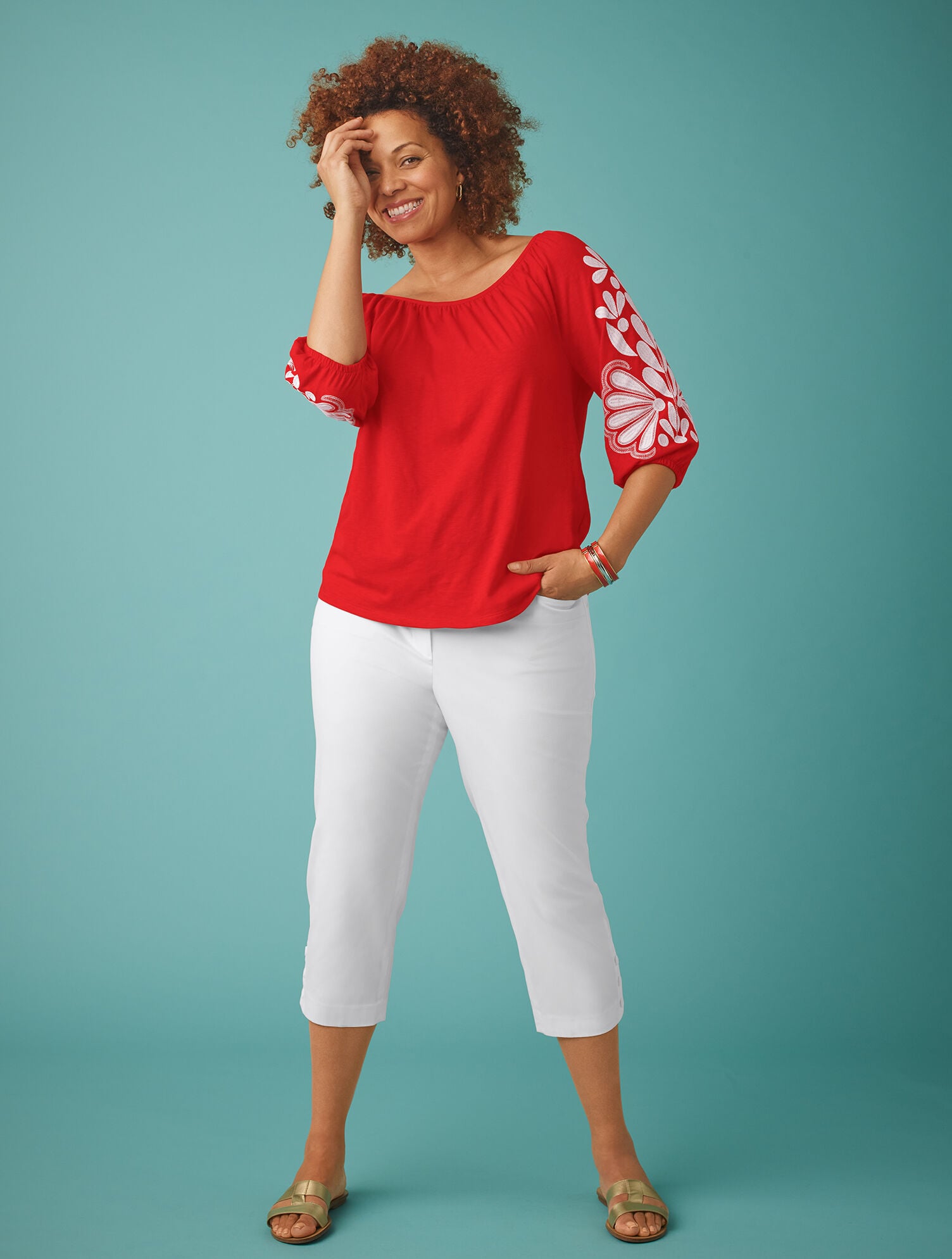 HANNAH METALLIC VACHETTA SLIDES | Talbots online
