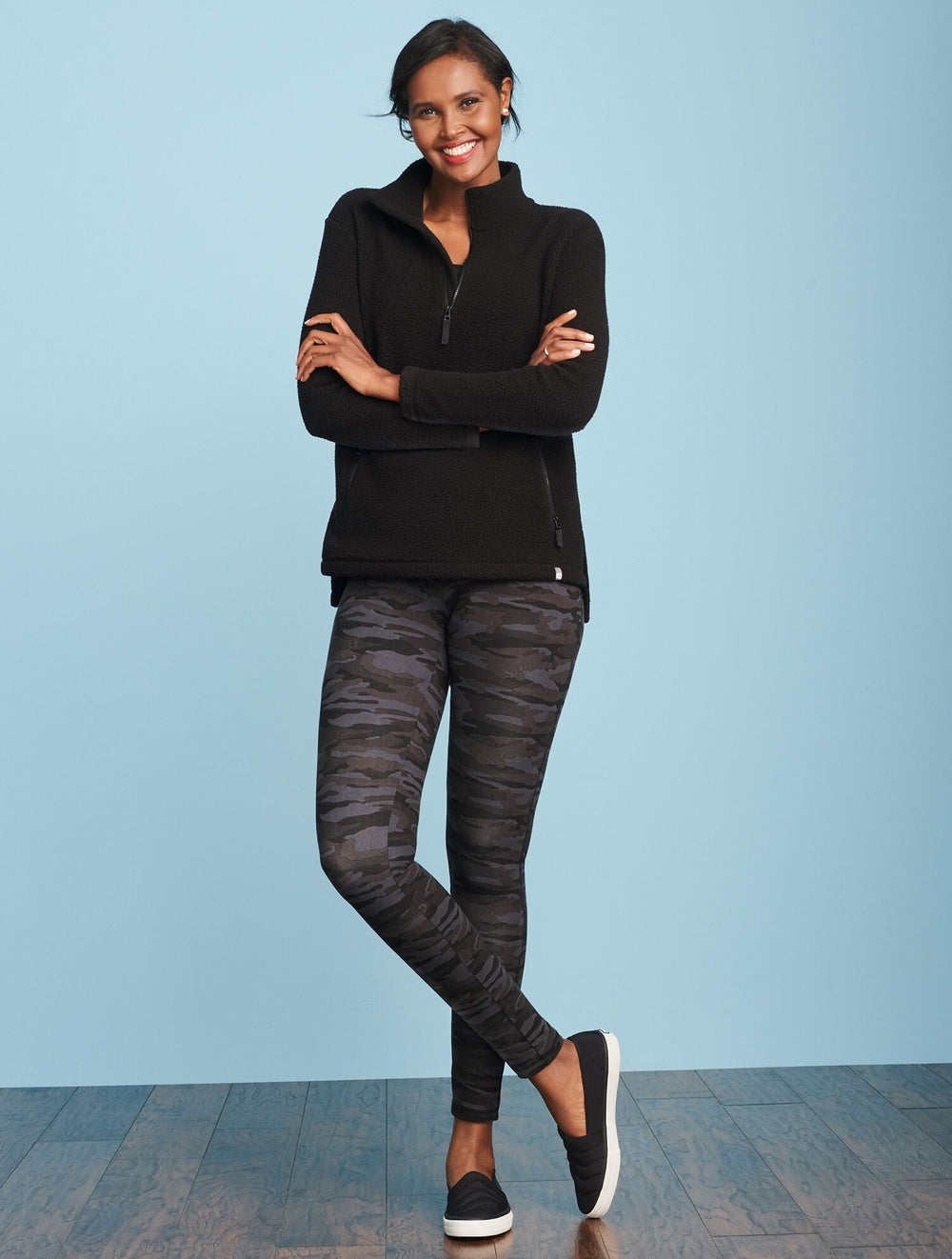 EVERYDAY STRETCH LEGGINGS - CAMO | Talbots near me