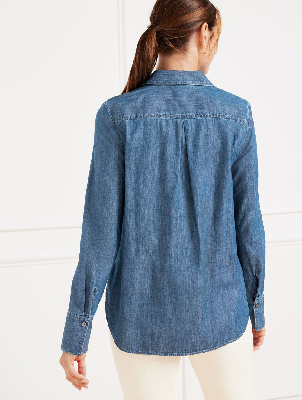 BOYFRIEND SHIRT - DENIM | Talbots for sale
