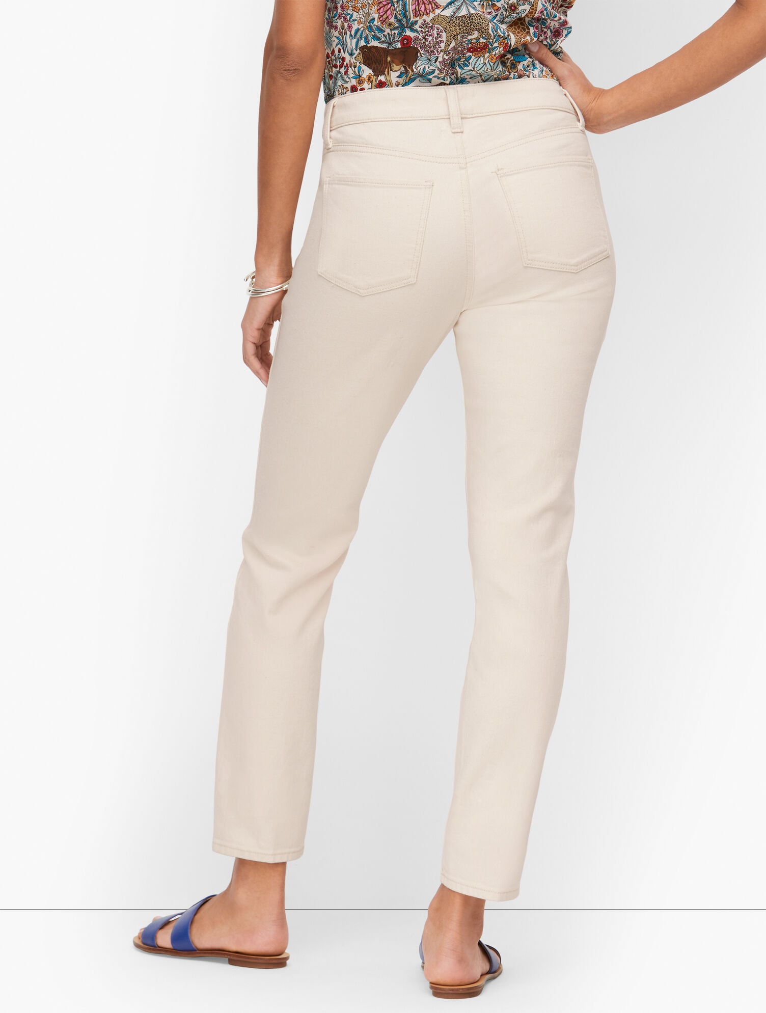 SLIM ANKLE JEANS - NATURAL | Talbots near me