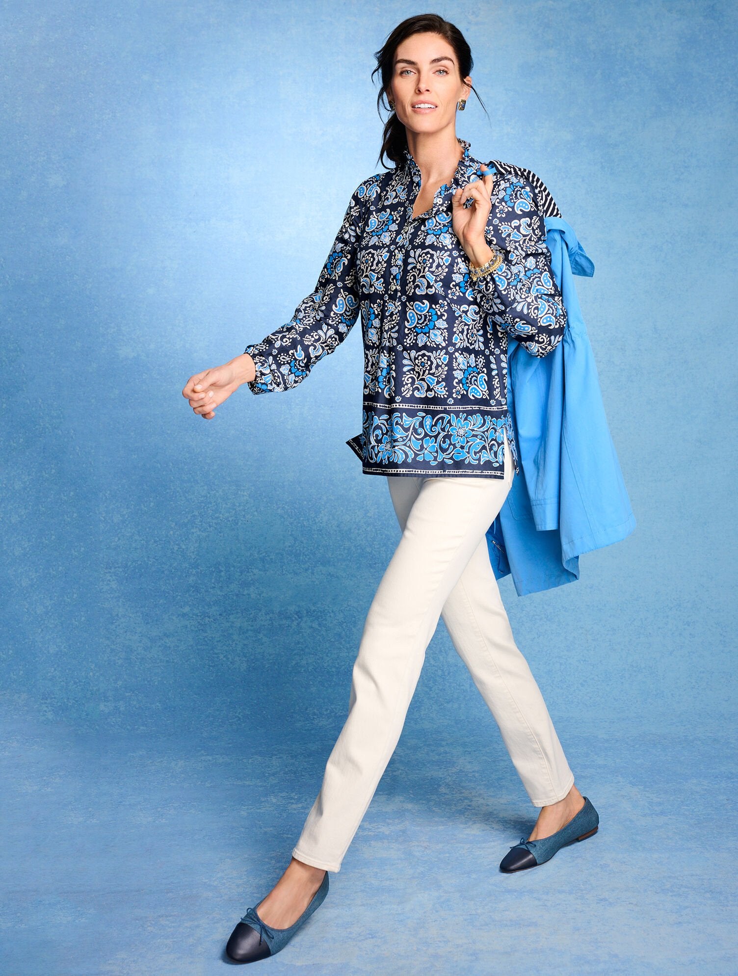 SLIM ANKLE JEANS - NATURAL | Talbots near me