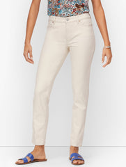 SLIM ANKLE JEANS - NATURAL - CURVY FIT | Talbots discount