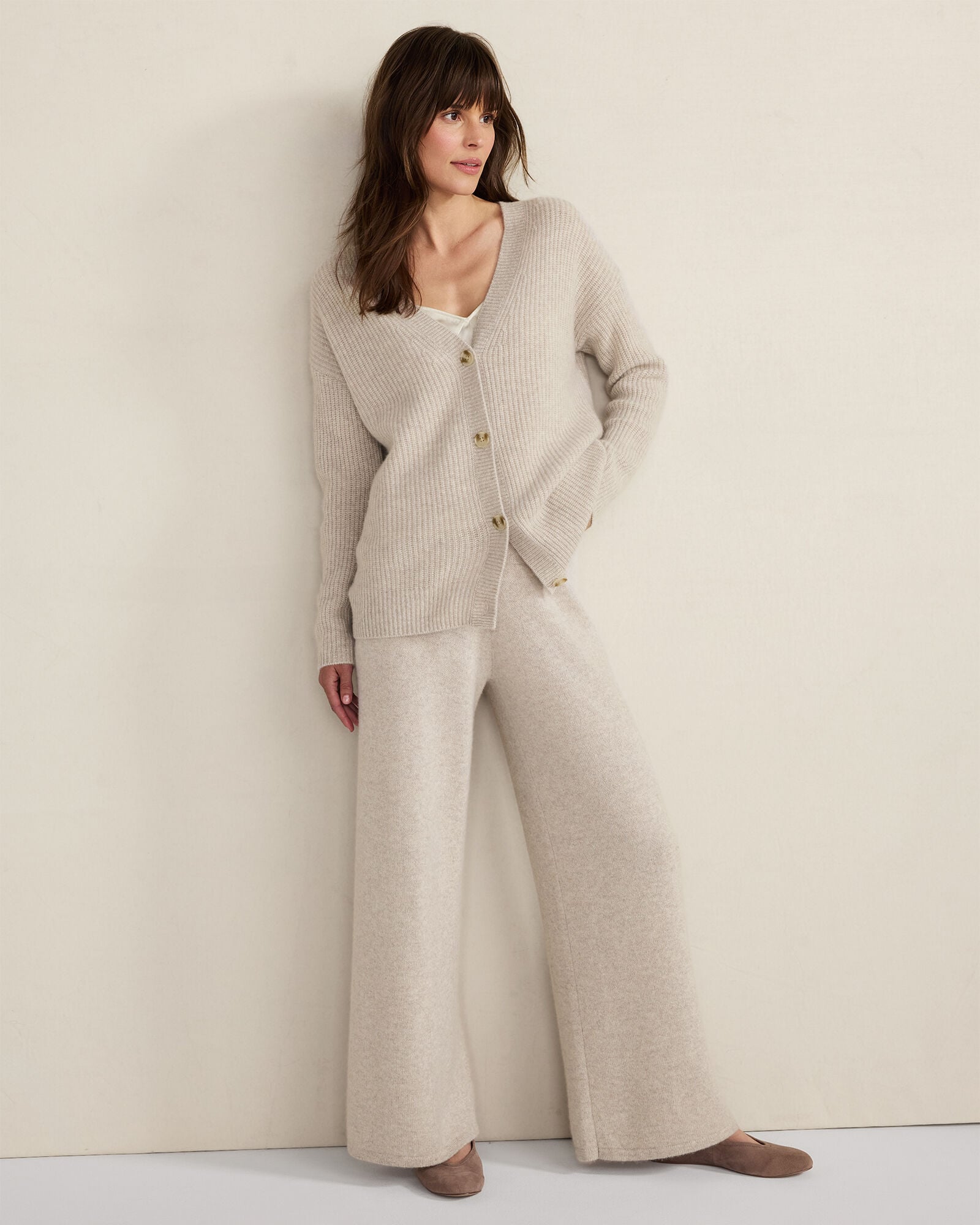 CASHMERE SHAKER STITCH CARDIGAN | Talbots US