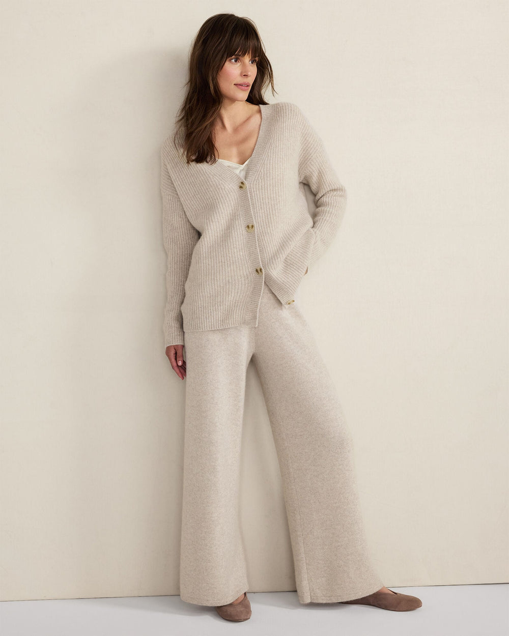 CASHMERE SHAKER STITCH CARDIGAN | Talbots outlet