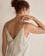 WASHABLE SILK DOUBLE V SLEEP CAMI | Talbots near me
