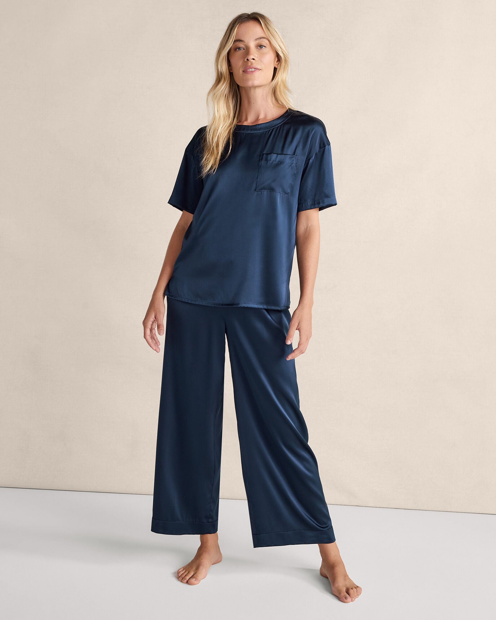 WASHABLE SILK SLEEP TOP | Talbots sale
