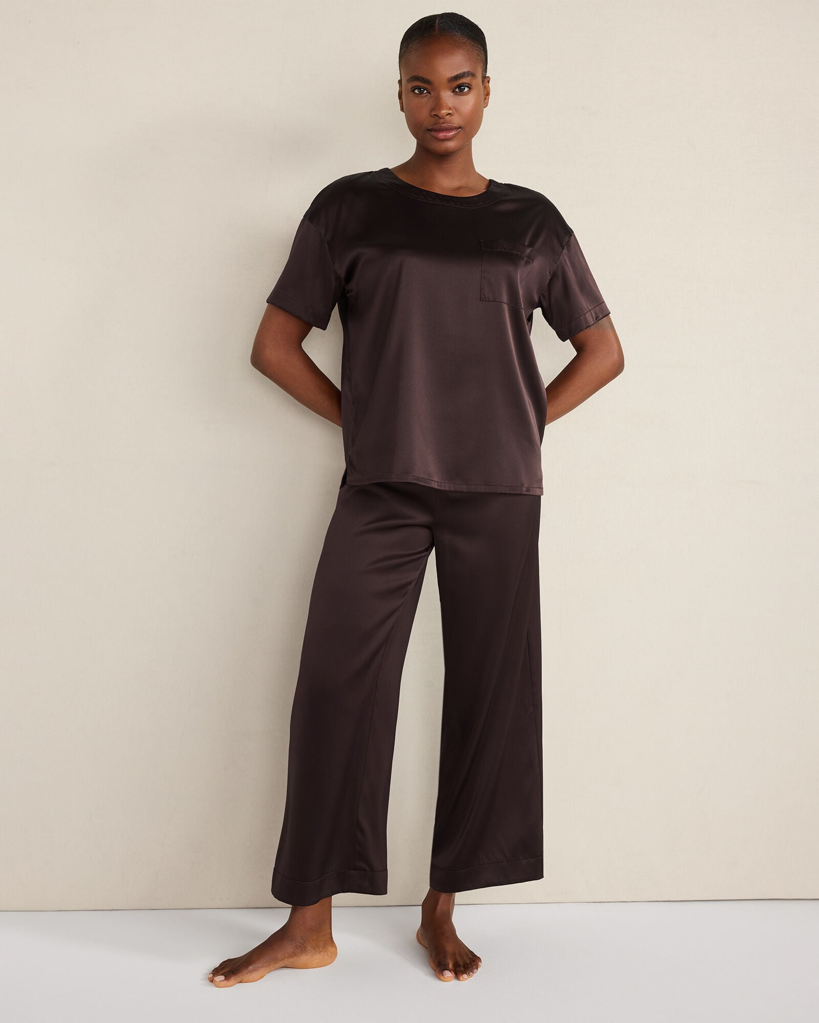 WASHABLE SILK SLEEP TOP | Talbots sale