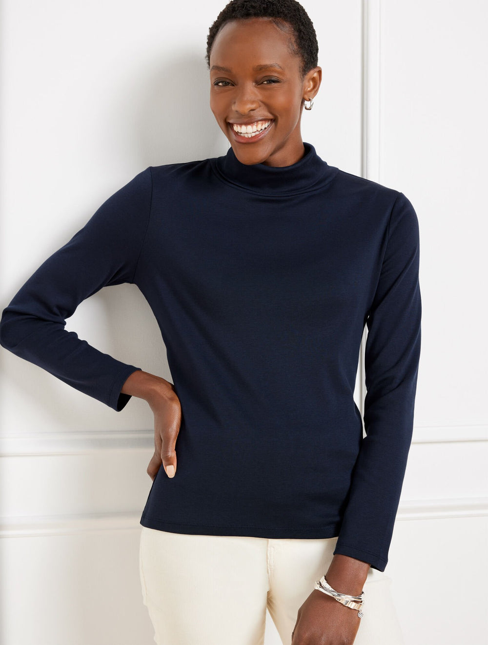 COTTON TURTLENECK | Talbots outlet
