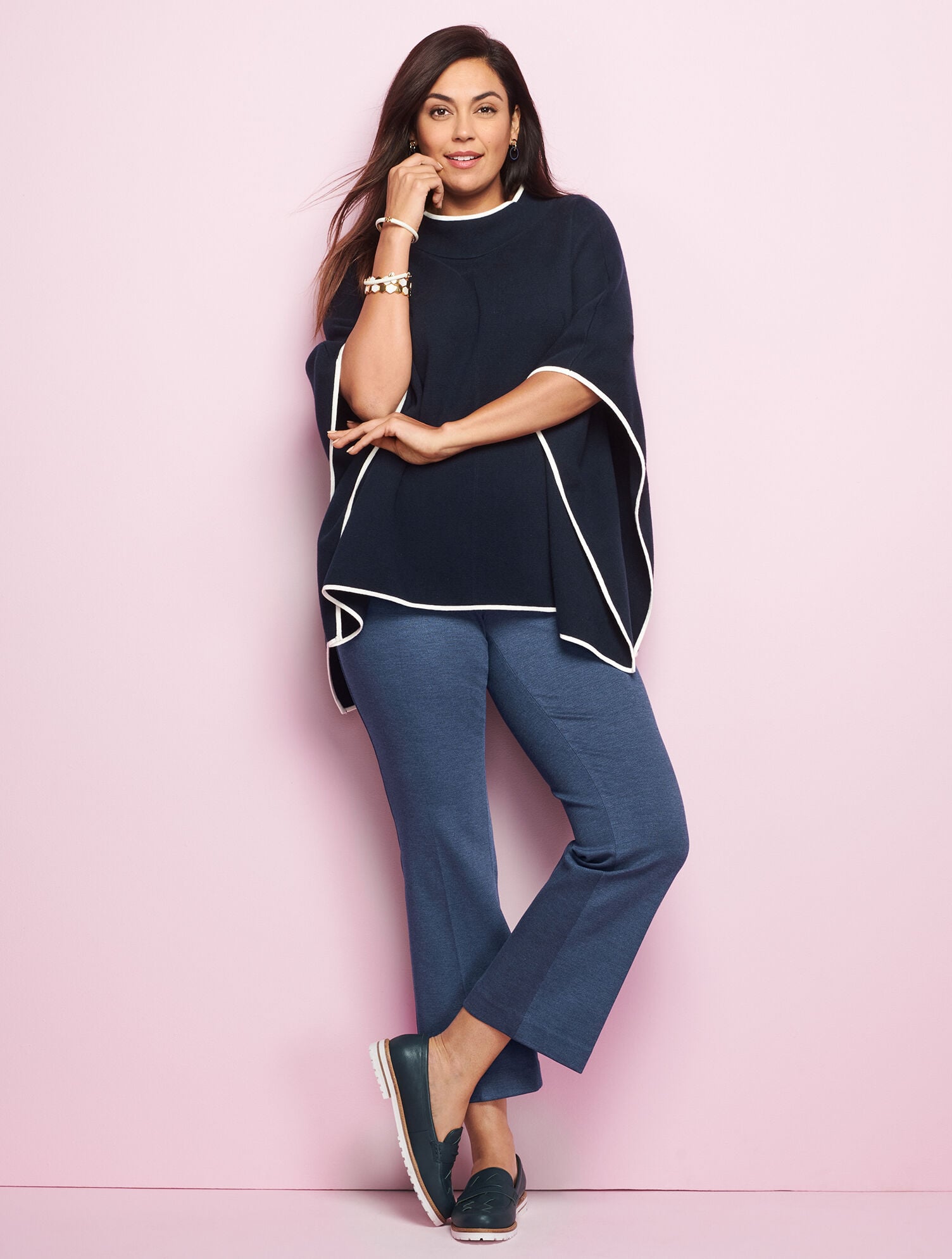 TALBOTS MONTAUK PANTS - DENIM HEATHER | Talbots discount