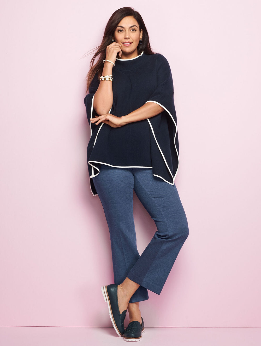 TALBOTS MONTAUK PANTS - DENIM HEATHER | Talbots discount