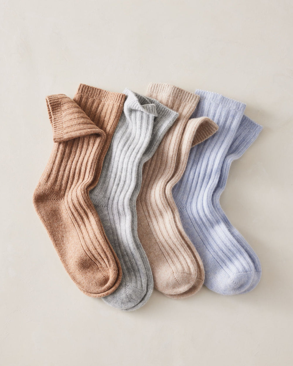 CASHMERE BLEND RIBBED SOCKS | Talbots sale