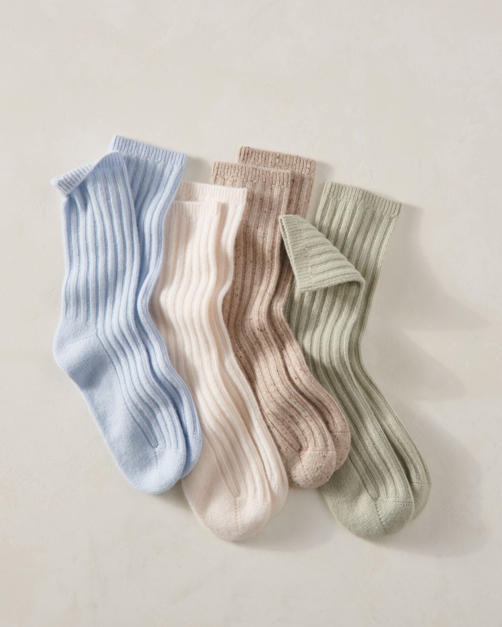 CASHMERE BLEND RIBBED SOCKS | Talbots sale