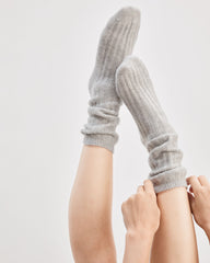 CASHMERE BLEND RIBBED SOCKS | Talbots online