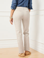 STRAIGHT LEG PERFECT CHINOS - CURVY FIT | Talbots outlet