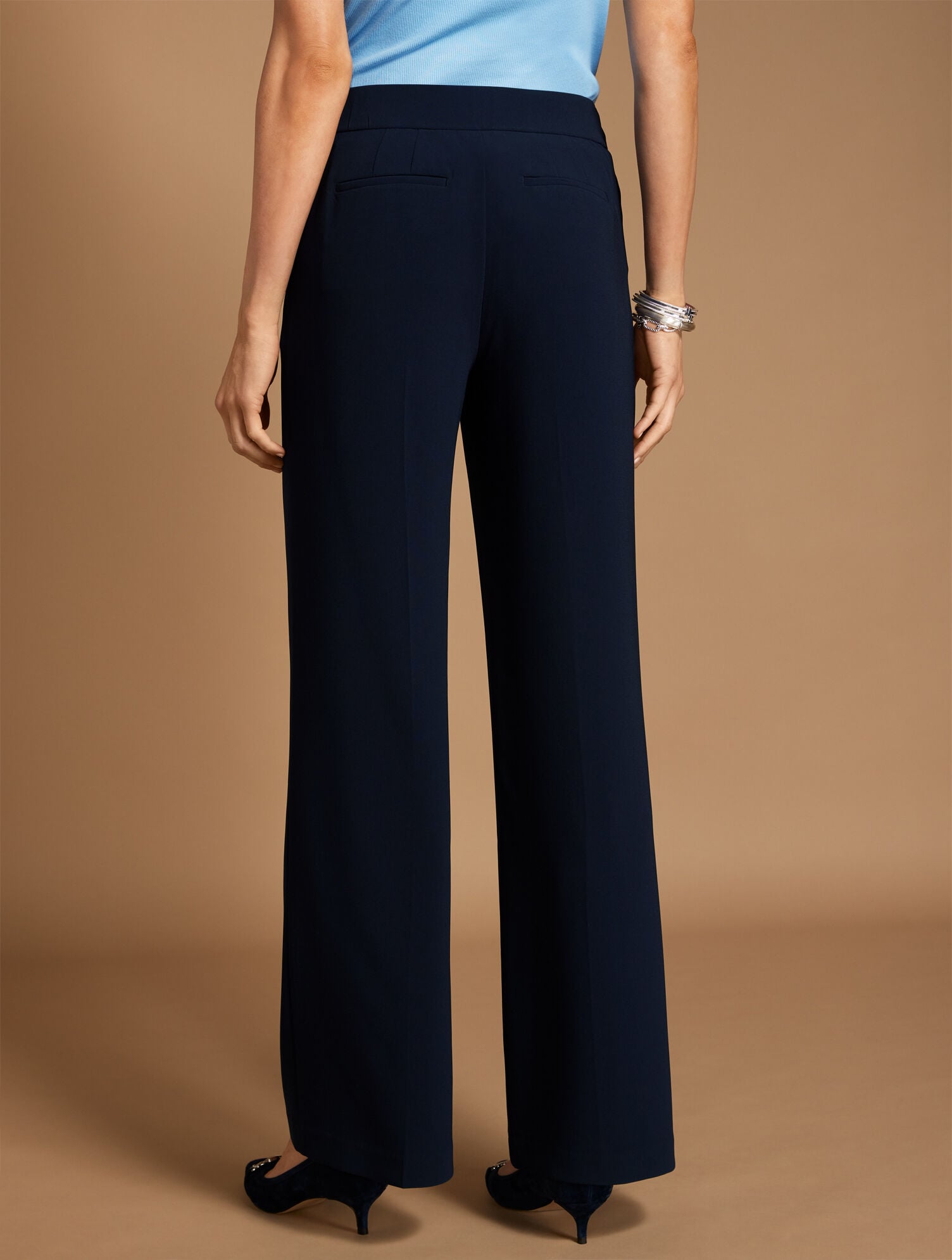 EASY TRAVEL WIDE LEG PANTS | Talbots sale