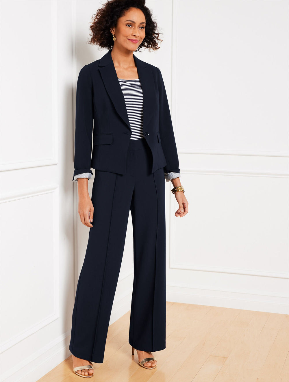 EASY TRAVEL WIDE LEG PANTS | Talbots sale