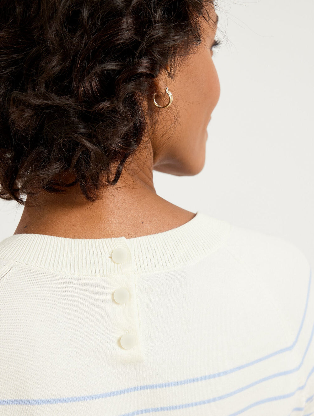 ELBOW SLEEVE PULLOVER - VARIEGATED BRETON | Talbots discount