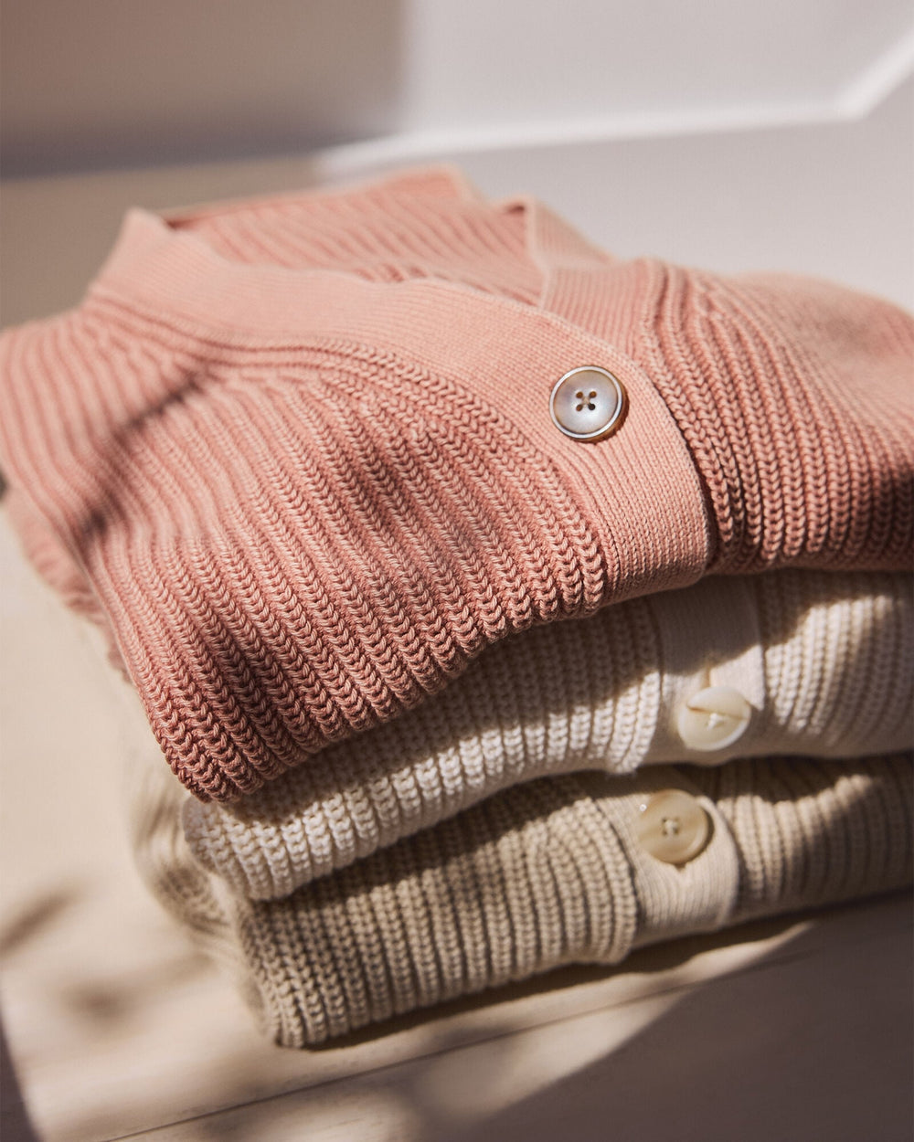 ORGANIC COTTON SHAKER STITCH CARDIGAN | Talbots for sale