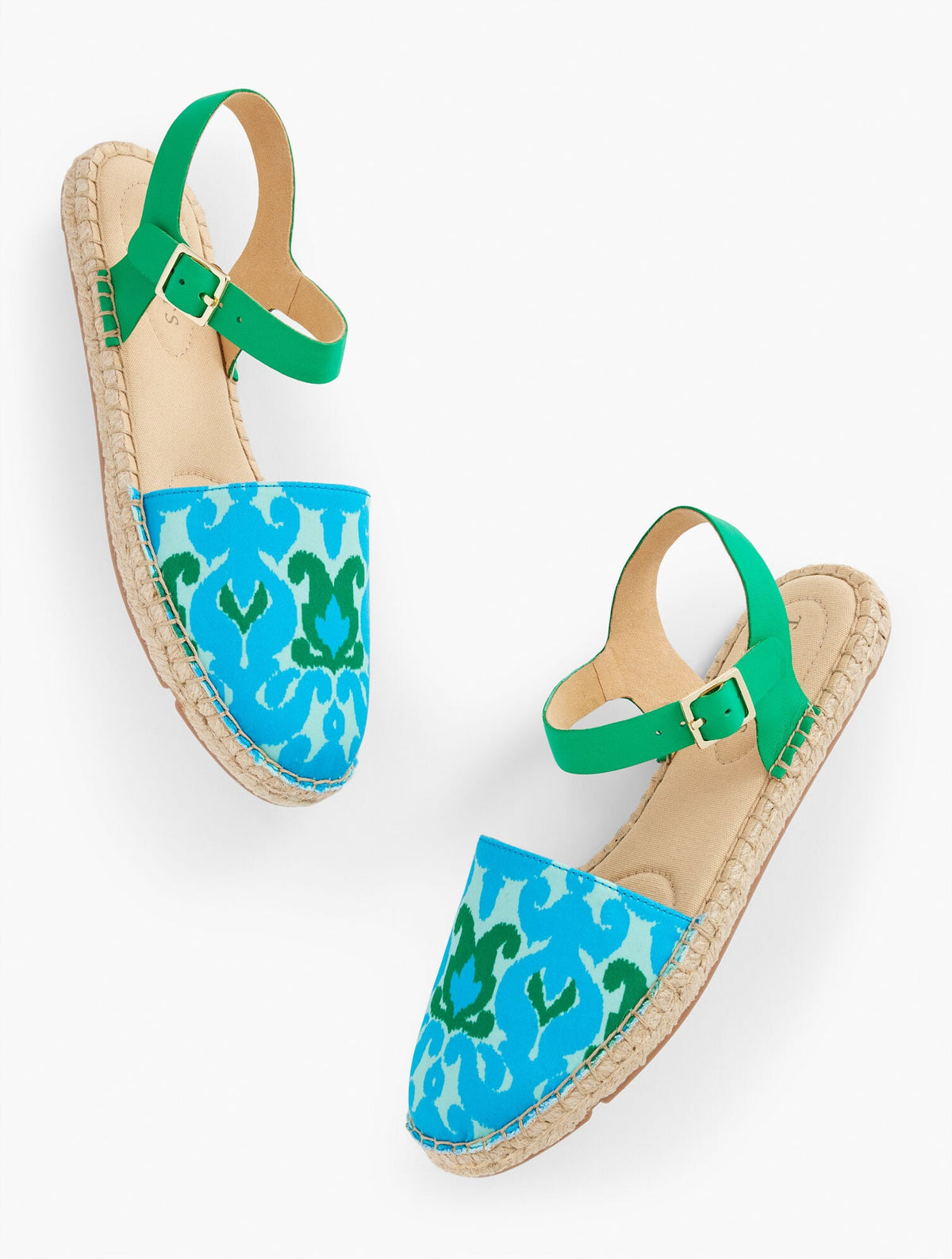 IZZY IKAT MEDALLION ESPADRILLES | Talbots for sale