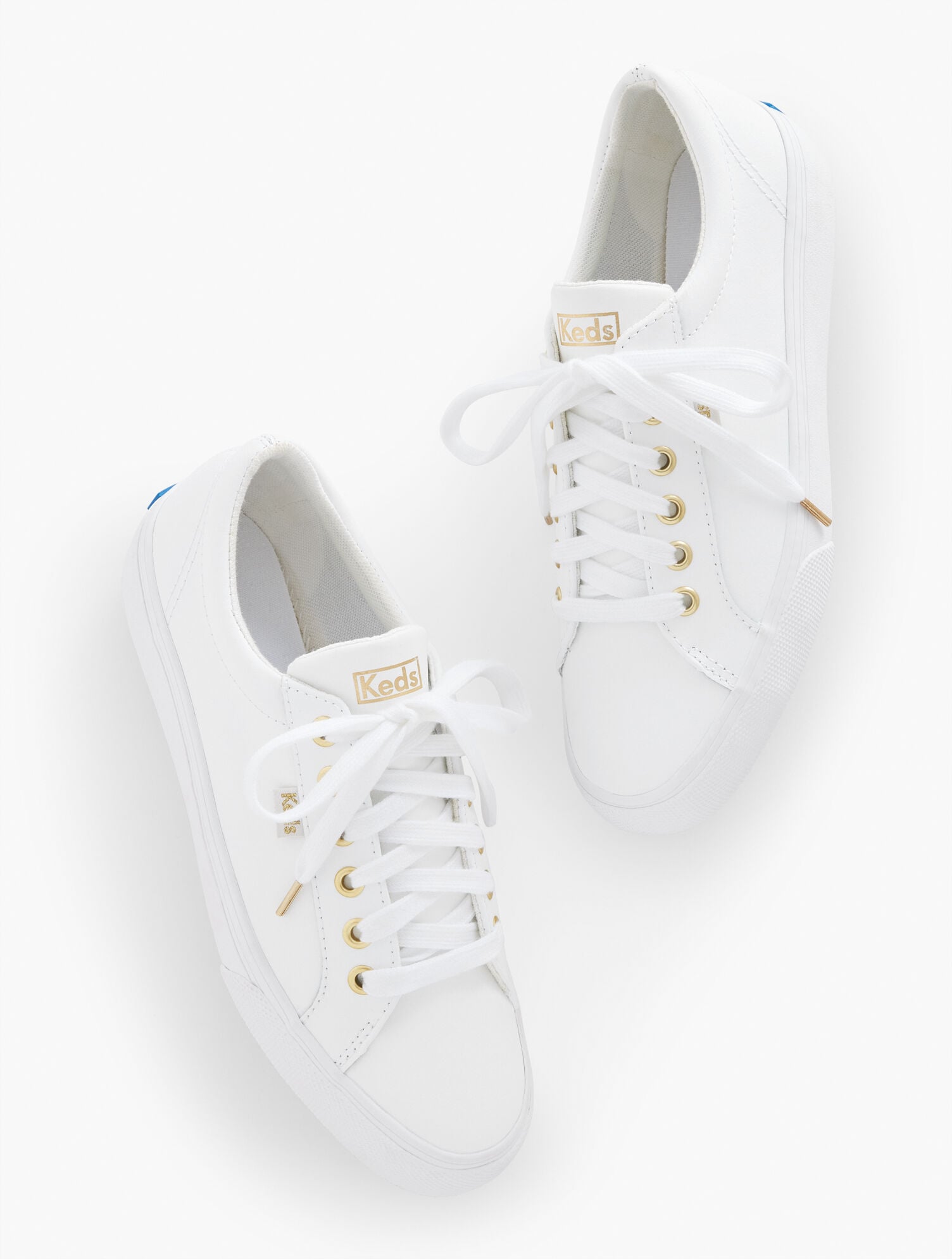 KEDS® JUMP KICK LEATHER SNEAKERS | Talbots outlet