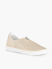 ILSE JACOBSEN TULIP SLIP-ON FLATS - METALLIC | Talbots on sale