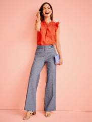 PLEATED POPLIN SHELL | Talbots US