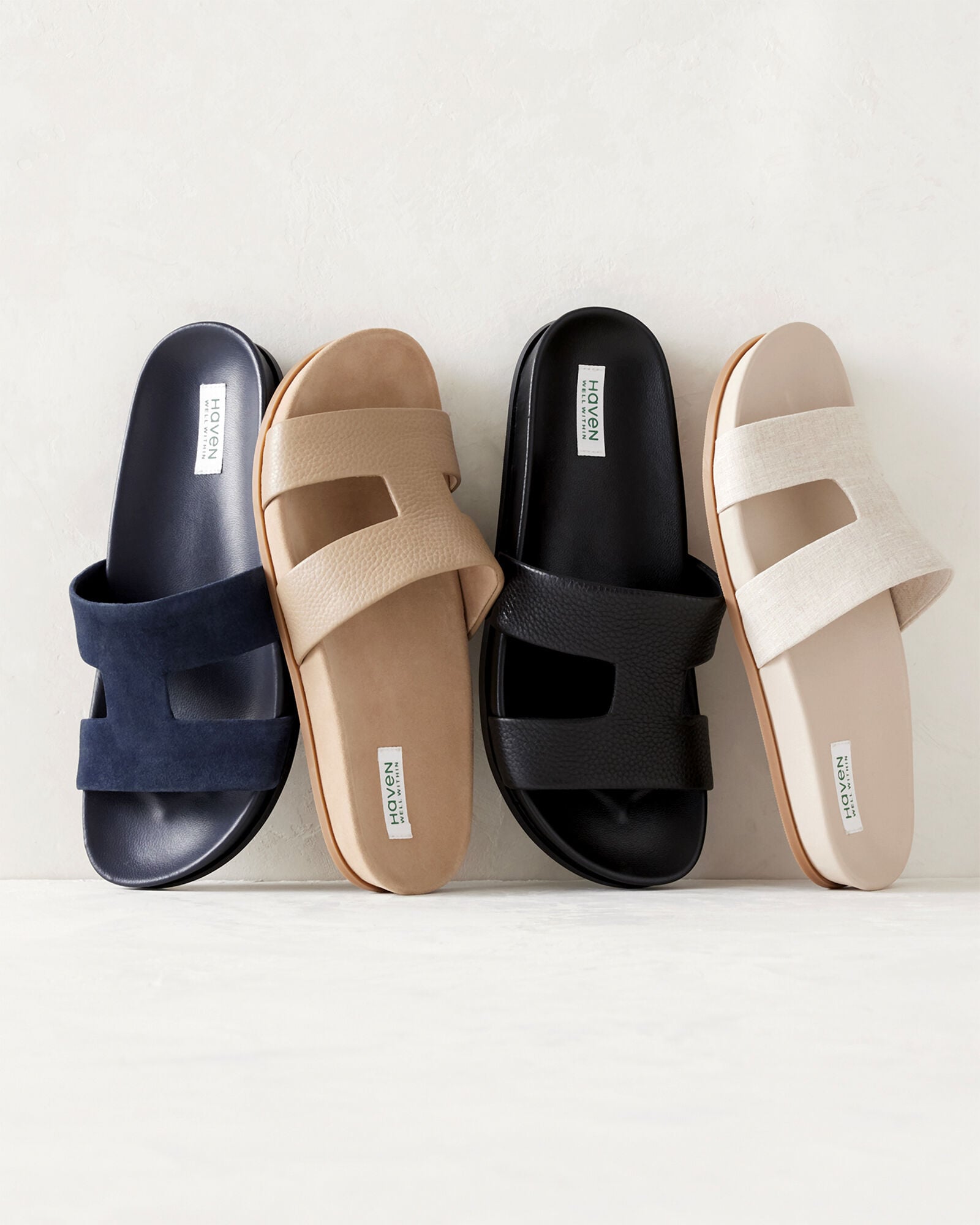 PEBBLED CUTOUT SLIDES | Talbots sale