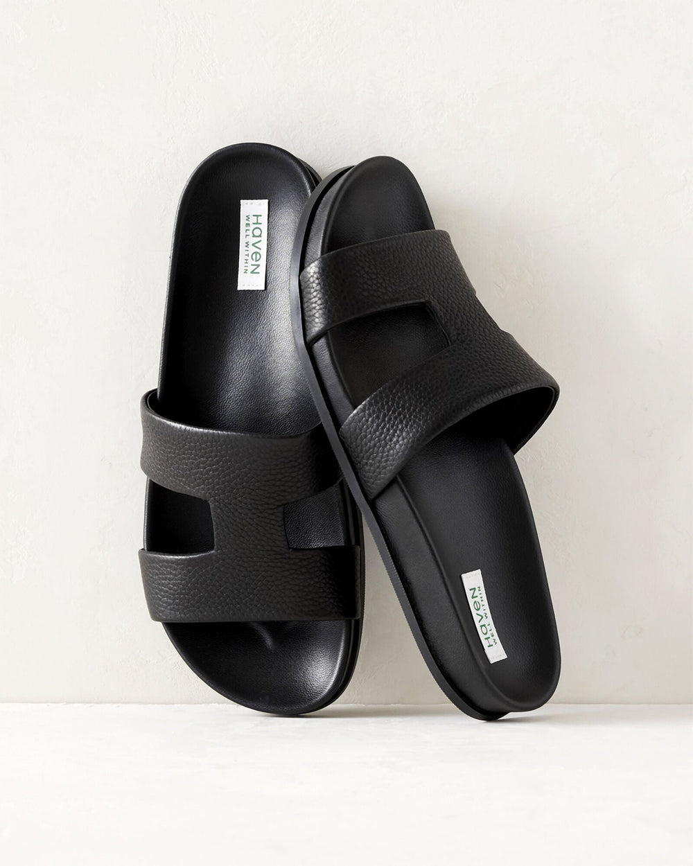 PEBBLED CUTOUT SLIDES | Talbots on sale