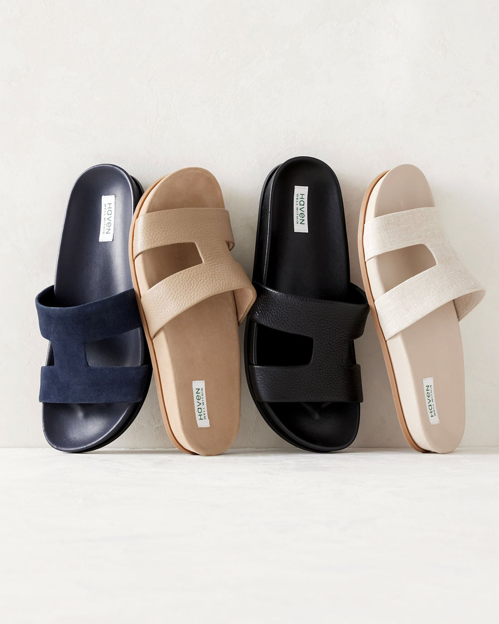 PEBBLED CUTOUT SLIDES | Talbots sale