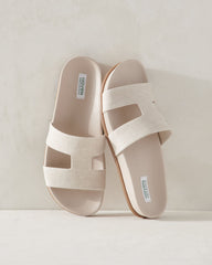 LINEN CUTOUT SLIDES | Talbots US