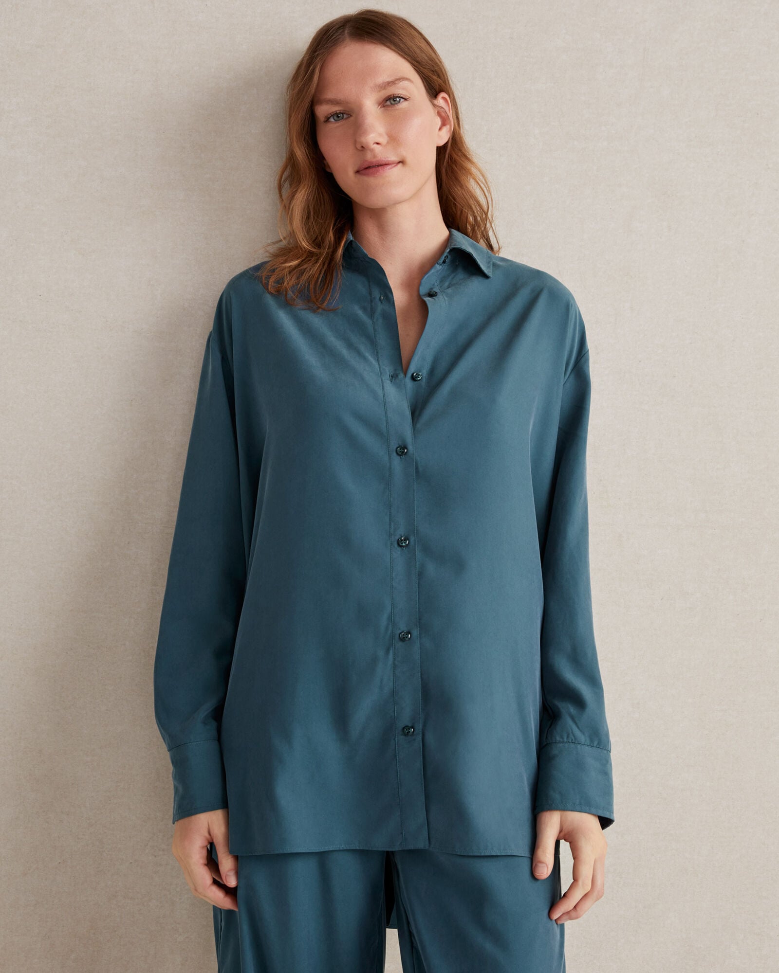 MODAL OVERSIZED SHIRT | Talbots on sale