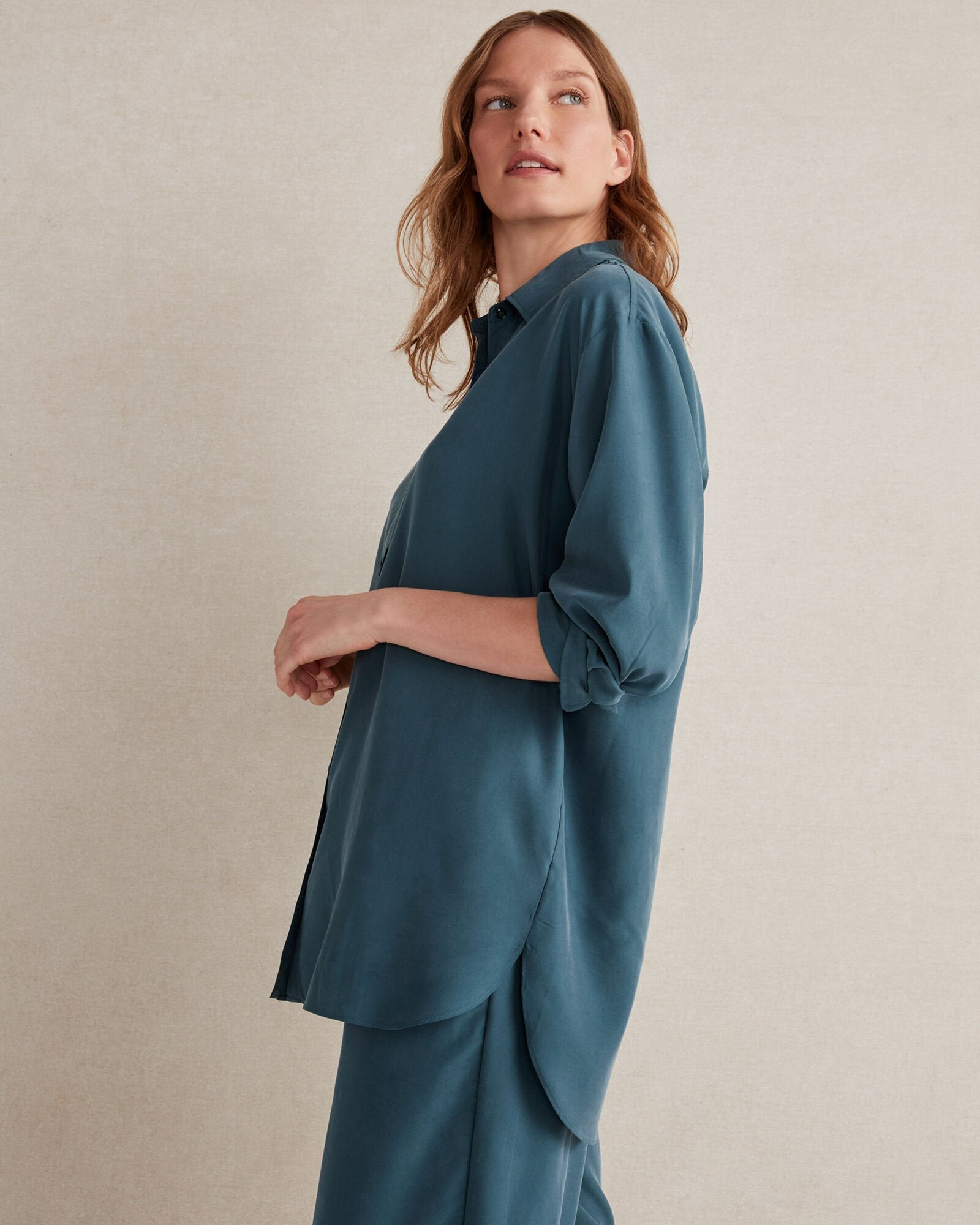 MODAL OVERSIZED SHIRT | Talbots sale