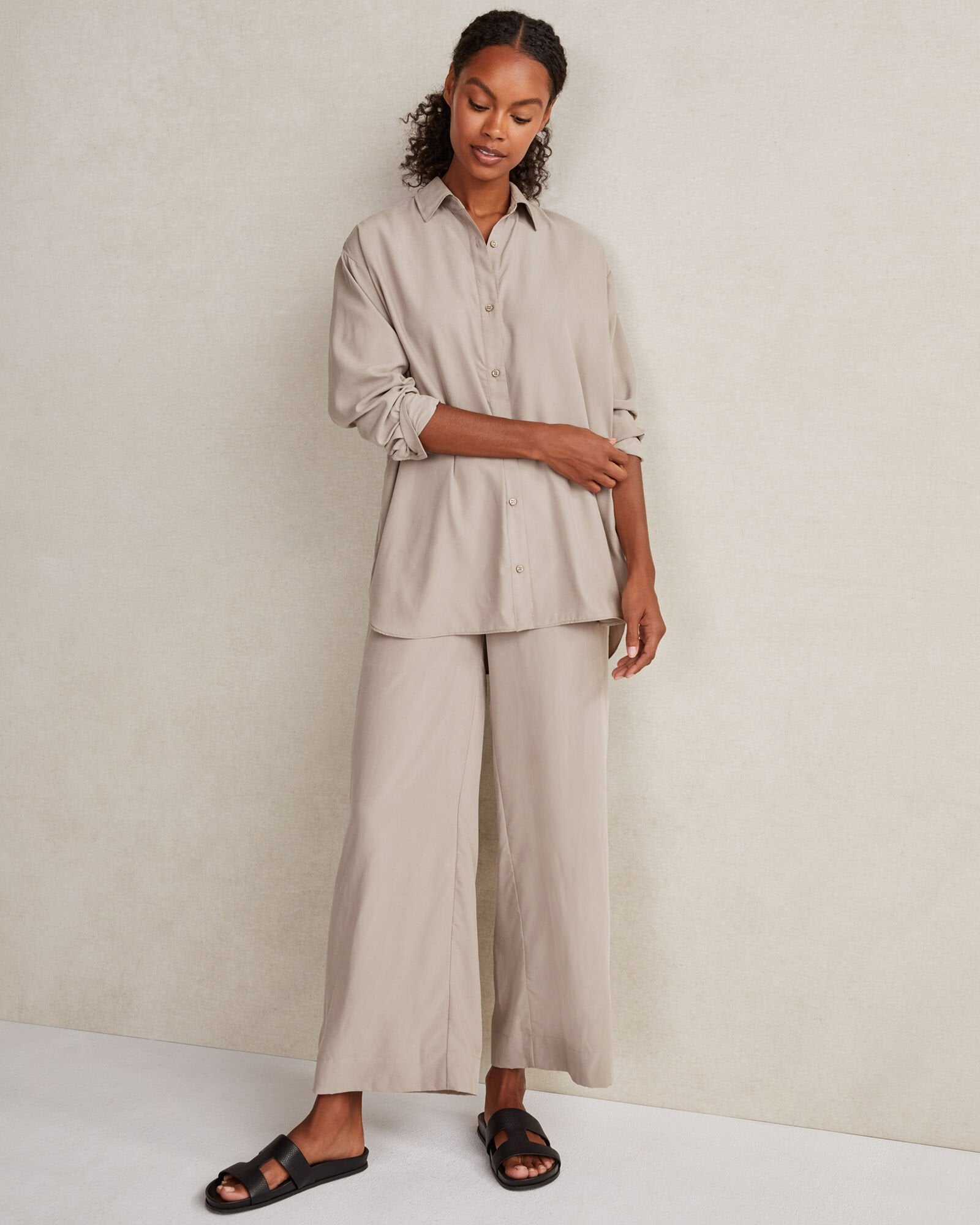 MODAL OVERSIZED SHIRT | Talbots on sale