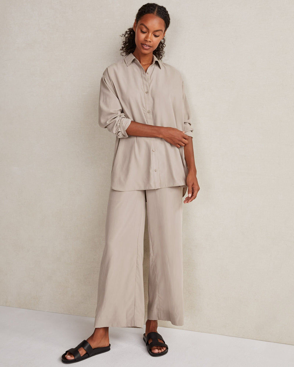 MODAL OVERSIZED SHIRT | Talbots on sale