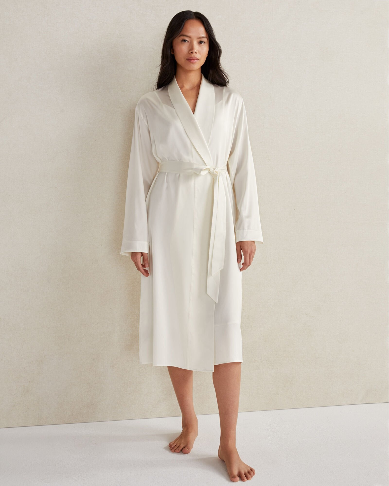 WASHABLE SILK ROBE | Talbots online