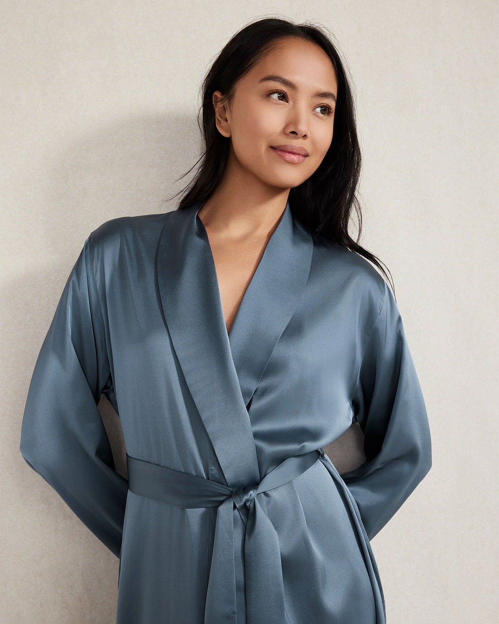 WASHABLE SILK ROBE | Talbots US